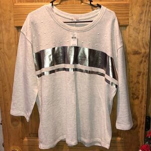Gap Striped Sweatshirt NWT XL